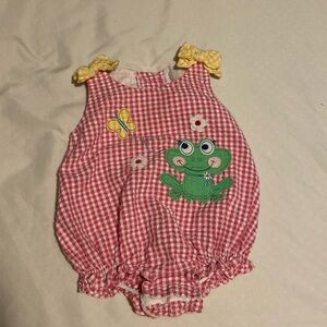 Good lad baby girl romper with soda on details